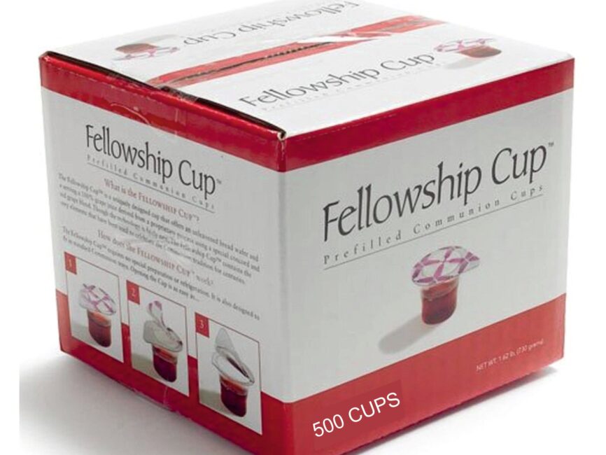 Holy Communion Bread & 100% Grape Juice - 500 Cups - Redemption Store