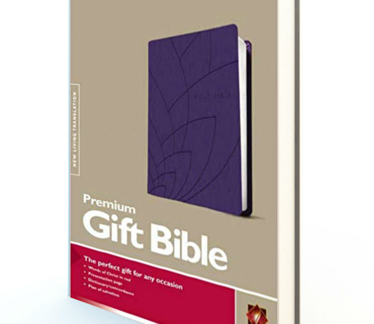 Premium Gift Bible - NLT Purple Leathersoft - Redemption Store
